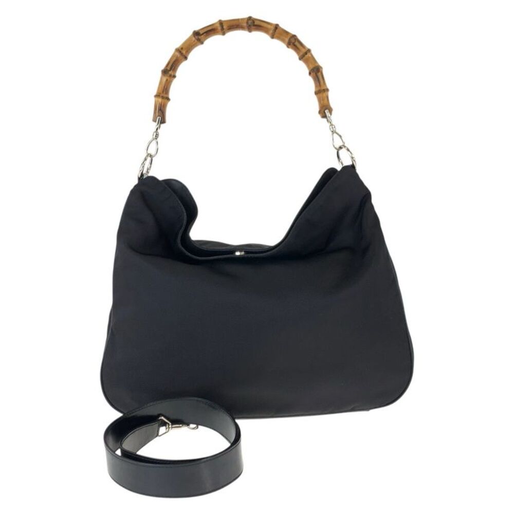 Gucci Bamboo Nylon Handbag 2way